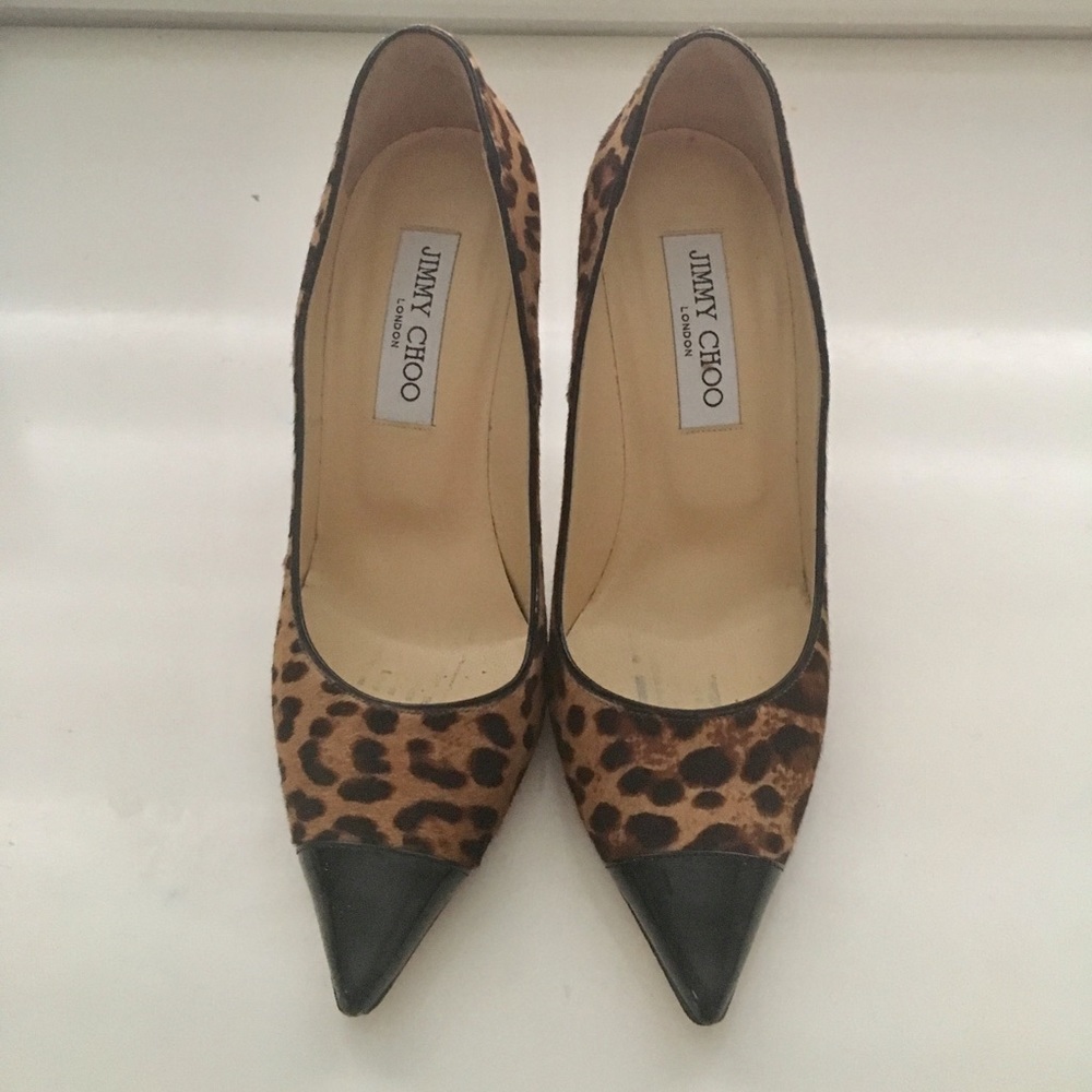 ❌SOLD❌ Jimmy Choo leopard pumps